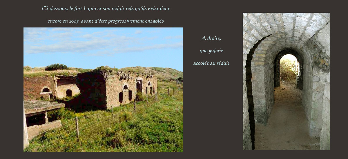 Fort lapin avant ensablement